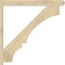 Ekena Millwork Balboa Craftsman Rough Sawn Outlooker, Douglas Fir, 6"W x 48"D x 48"H OUT06X48X48BOA04RDF - alternate 2